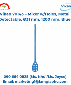 Máy trộn có lỗ phát hiện kim loại Vikan 70143, Ø31 mm, 1200 mm, xanh