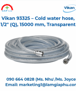 Ống nước lạnh Vikan 93325, 15000 mm, Trong suốt