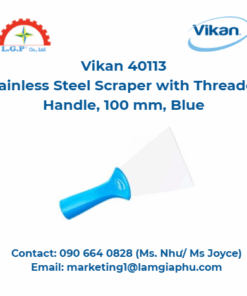 Dụng cụ cạo Vikan 40113, bằng thép không gỉ, 100 mm, xanh