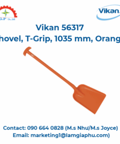 Xẻng Vikan 56317, Tay cầm chữ T, 1035 mm, Màu cam