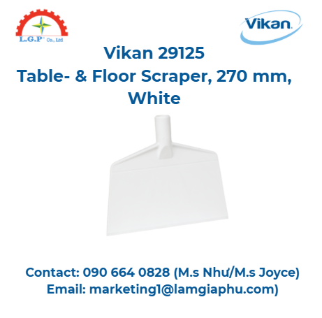 Dụng cụ cạo sàn Vikan 29125, 270 mm, màu trắng