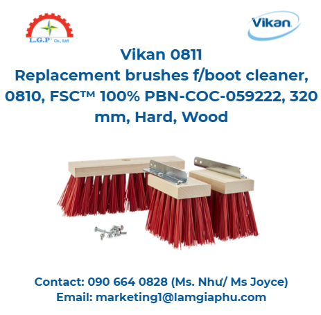 Chổi thay thế cho máy vệ sinh giày Vikan 0811
