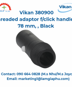 Bộ chuyển đổi ren Vikan 380900, f/tay cầm bấm, 78 mm, Màu đen