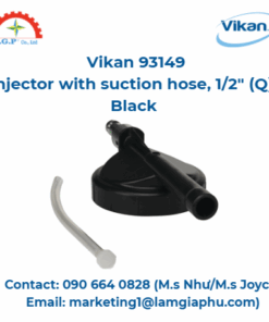 Kim phun có ống hút Vikan 93149, 1/2" (Q), Màu đen