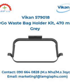 Bộ giá đỡ túi đựng rác Vikan 579018, 470 mm, màu xám