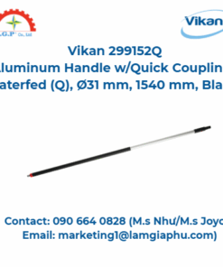 Tay cầm bằng nhôm Vikan 299152Q, 1540 mm, Màu đen