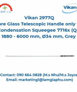 Tay cầm dạng ống lồng Vikan 2977Q, Ø34 mm, Màu xám