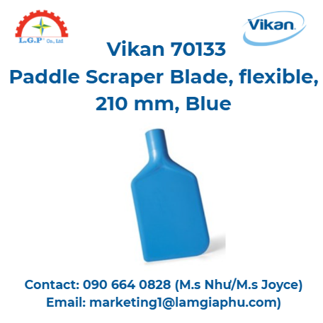 Lưỡi gạt nước mái chèo Vikan 70133, 210 mm, màu xanh lam