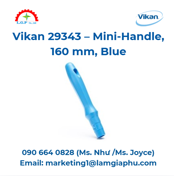 Tay cầm nhỏ Vikan 29343, 160mm, xanh