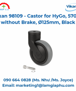Bánh xe Vikan 98109 cho HyGo, 5700x không phanh, Ø125mm, đen