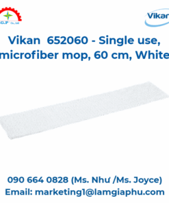 Cây lau dùng một lần sợi nhỏ Vikan 652060, 60 cm, trắng