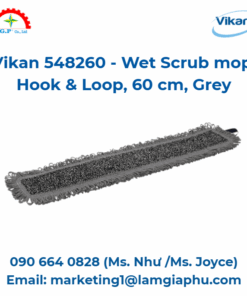 Cây lau nhà ướt Vikan 548260, móc và vòng, 60 cm, xám