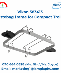 Khung túi đựng rác Vikan 583413 cho xe đẩy nhỏ gọn