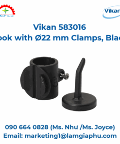 Móc treo Vikan 583016 có kẹp Ø22 mm, đen