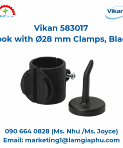Móc treo Vikan 583017 có kẹp Ø28 mm, đen