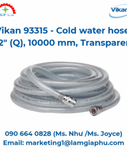 Ống nước lạnh Vikan 93315, 12 (Q), 10000 mm, Trong suốt