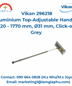Tay cầm bằng nhôm Vikan 296218, Ø31 mm, Màu xám