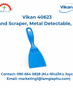 Dụng cụ cạo tay Vikan 40623, phát hiện kim loại, màu xanh lam