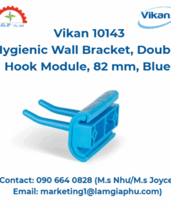 Giá đỡ tường vệ sinh Vikan 10143, 82 mm, Màu xanh lam