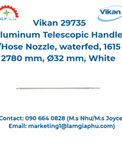 Tay cầm bằng nhôm Vikan 29735, Ø32 mm, Màu trắng