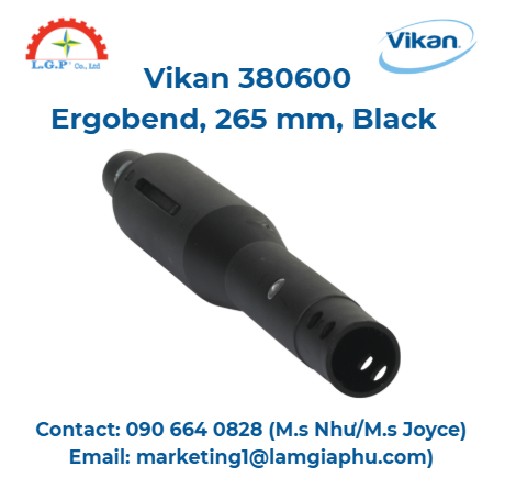 Ergobend Vikan 380600, 265 mm, Đen