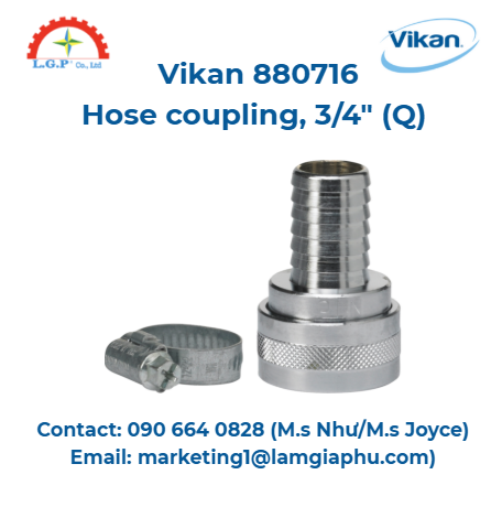Khớp nối ống Vikan 881701, 1/2"(C)