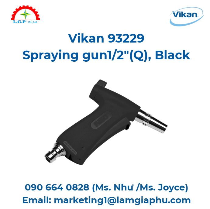 Súng phun Vikan 93229, 12(Q), đen