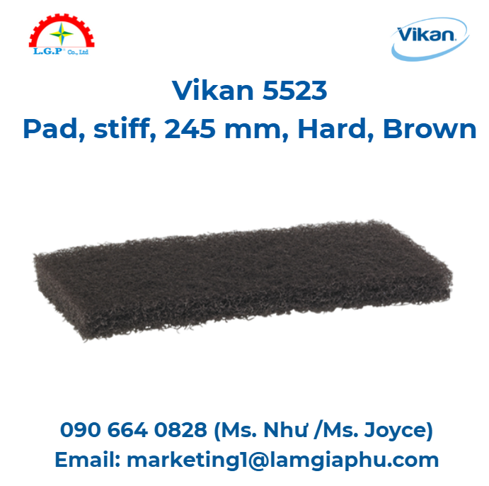 Tấm lót Vikan 5523, 245 mm, cứng, nâu