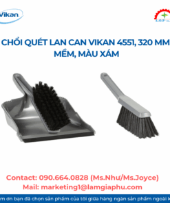 Choi-quet-lan-can-Vikan-4551-320-mm-mem-mau-xam