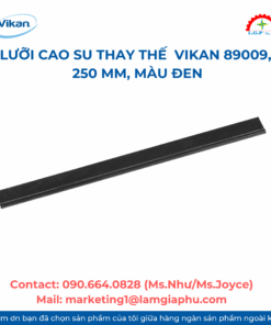 Lưỡi Cao Su Thay Thế Vikan 89009, 250 mm, Màu Đen