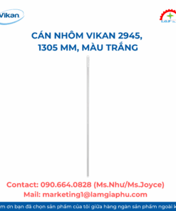 Cán nhôm Vikan 2945, 1305 mm, màu trắng