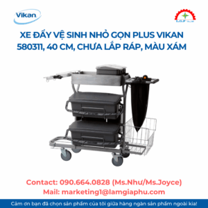 Xe-day-ve-sinh-nho-gon-Plus-Vikan-580311-40-cm-Chua-lap-rap-Mau-xam